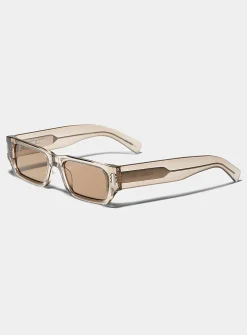 Translucent sleek sunglasses