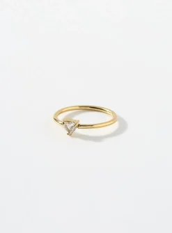 Transparent-heart ring