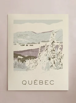 Travel Quebec art print