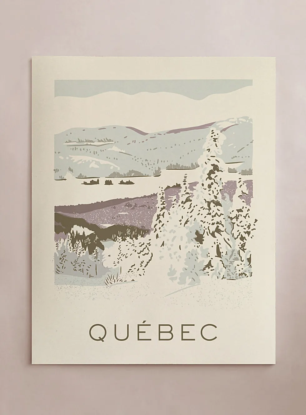 Travel Quebec art print