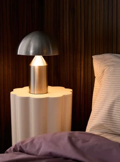 Travis chromed table lamp
