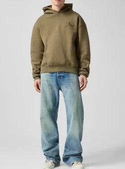 Traxedo faded wide-leg jean