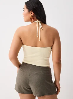 Triangle halter cami