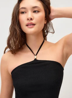 Triangle halter cami