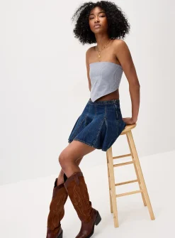 Triangular tube top