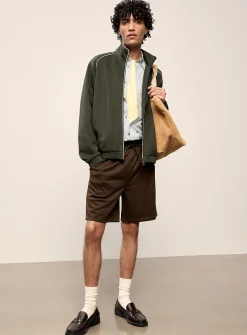 Trimmed track jacket