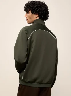 Trimmed track jacket