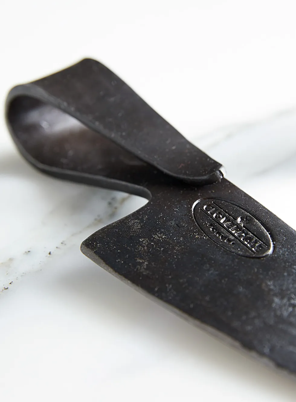 Trio of forged cheese knives