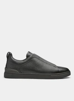 Triple Stitch™ deer leather sneakers
