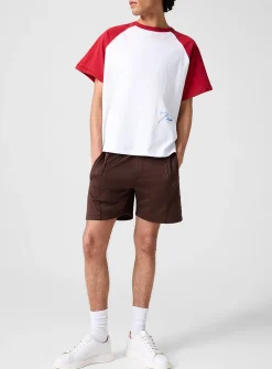 Trofeo chocolate brown track short