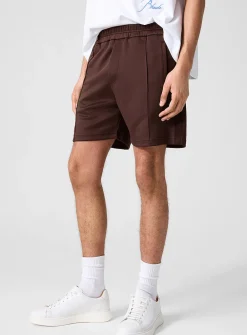 Trofeo chocolate brown track short