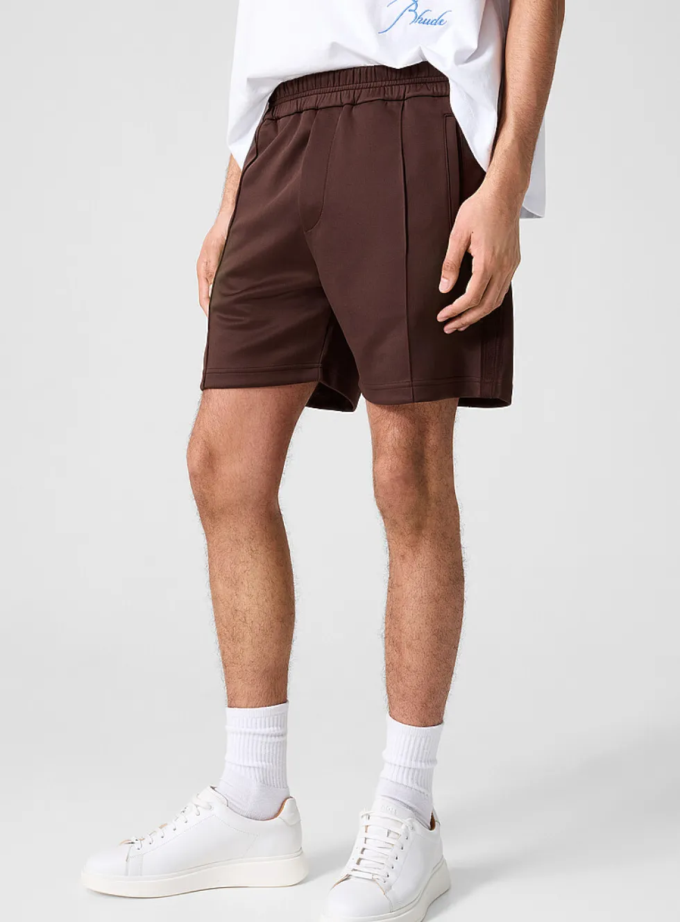 Trofeo chocolate brown track short
