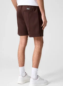 Trofeo chocolate brown track short