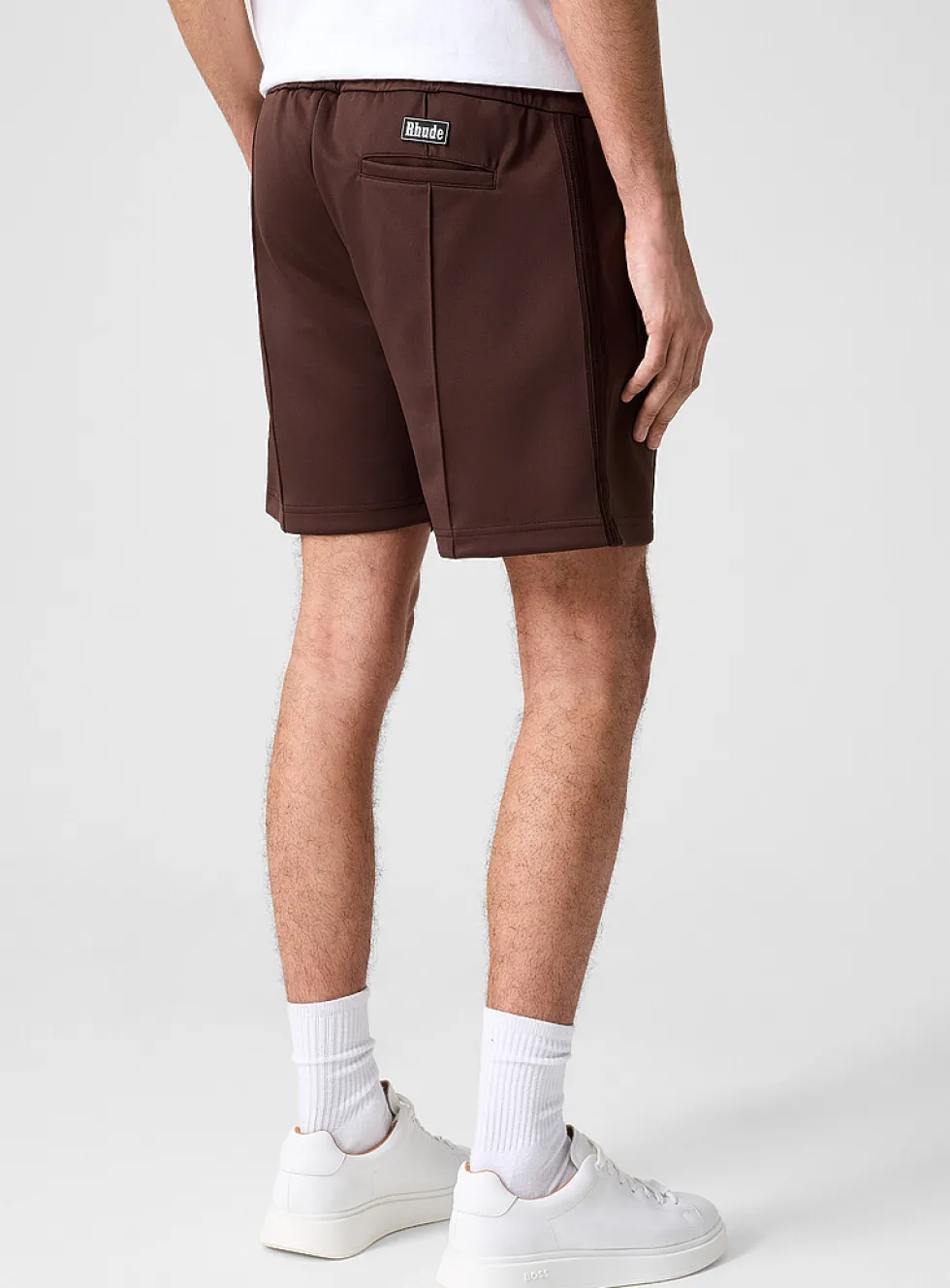 Trofeo chocolate brown track short