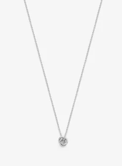 Trois silver necklace