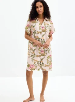 Tropical expression flowy nightshirt