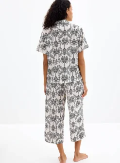 Tropical expression flowy pyjama set