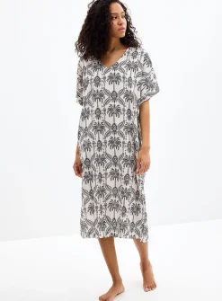 Tropical expression flowy nightgown