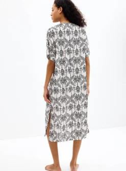 Tropical expression flowy nightgown