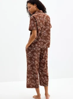 Tropical expression flowy pyjama set