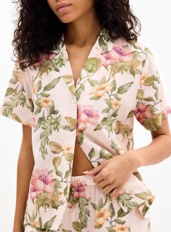 Tropical expression flowy pyjama set