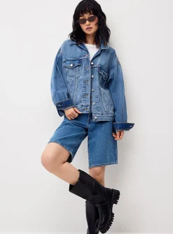 Trucker 90's boxy-fit jean jacket