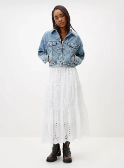 Trucker '90s cropped jean jacket