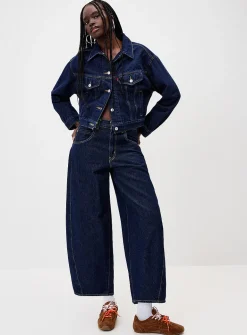 Trucker '90s cropped jean jacket