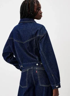 Trucker '90s cropped jean jacket