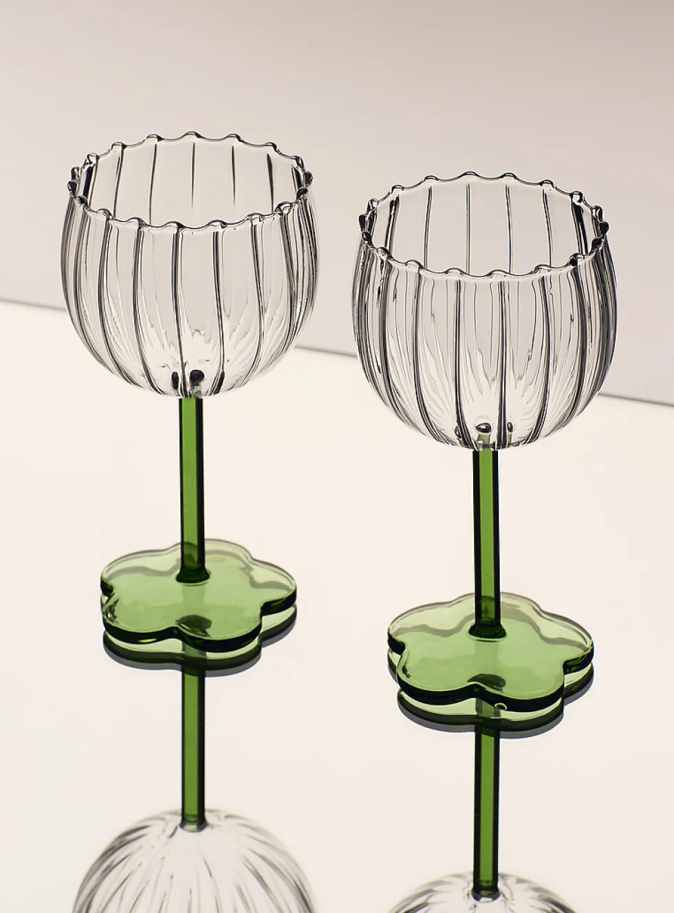 Tulip cocktail glasses