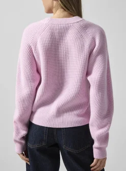 Tulliam cashmere-merino blend braided sweater
