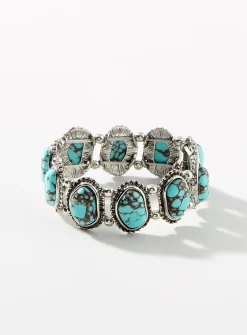Turquoise stone bracelet