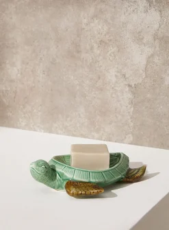 Turtle soap dish