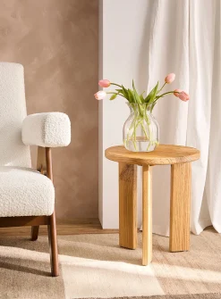 Tuscany round accent table