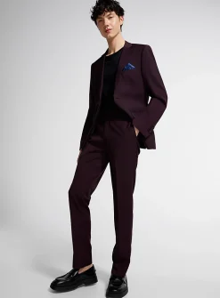 Twill minimalist suit