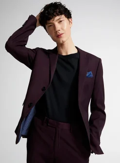 Twill minimalist suit