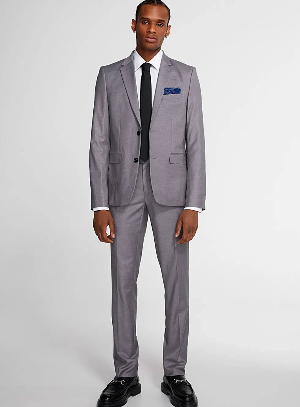 Twill minimalist suit