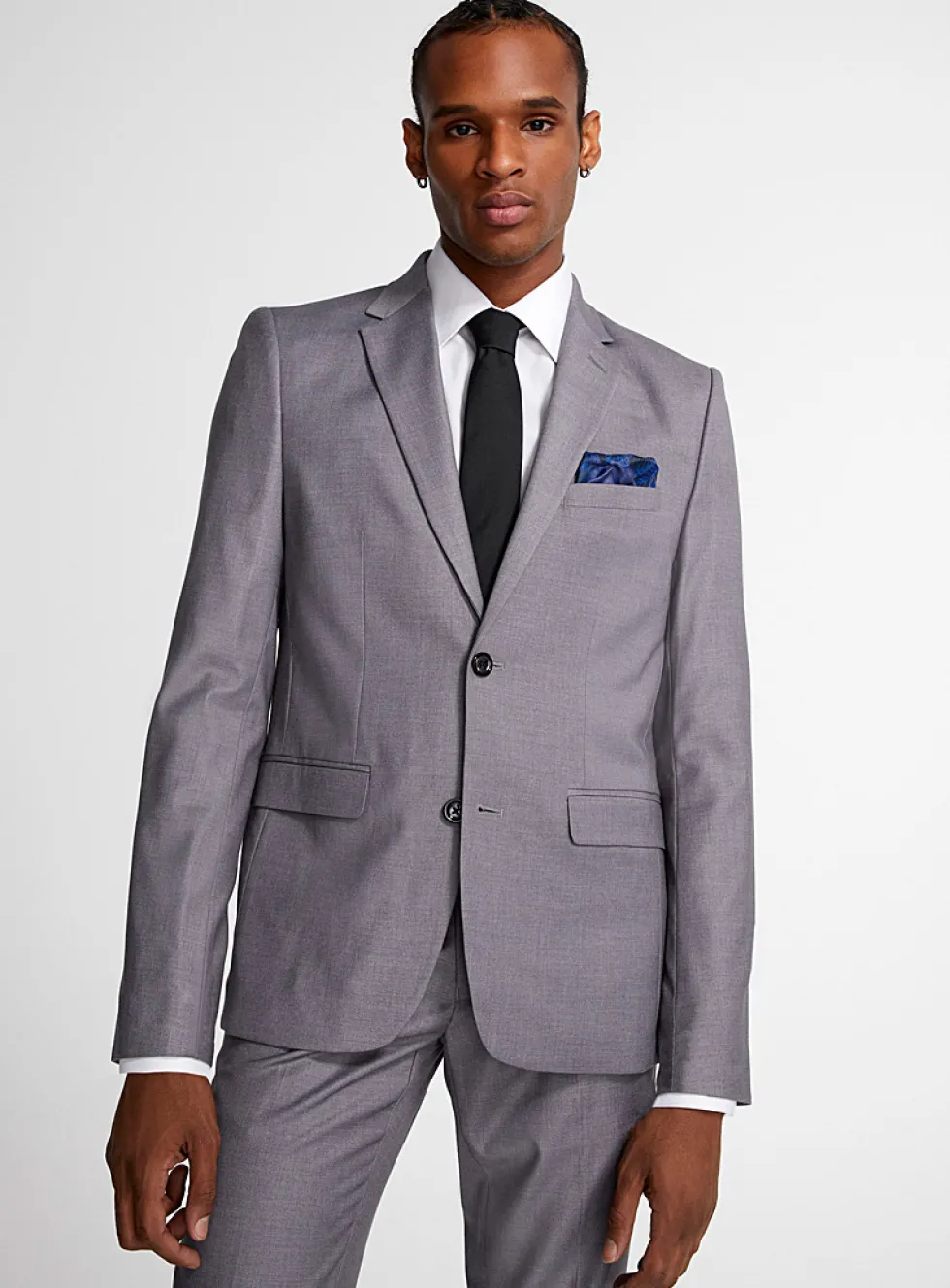 Twill minimalist suit