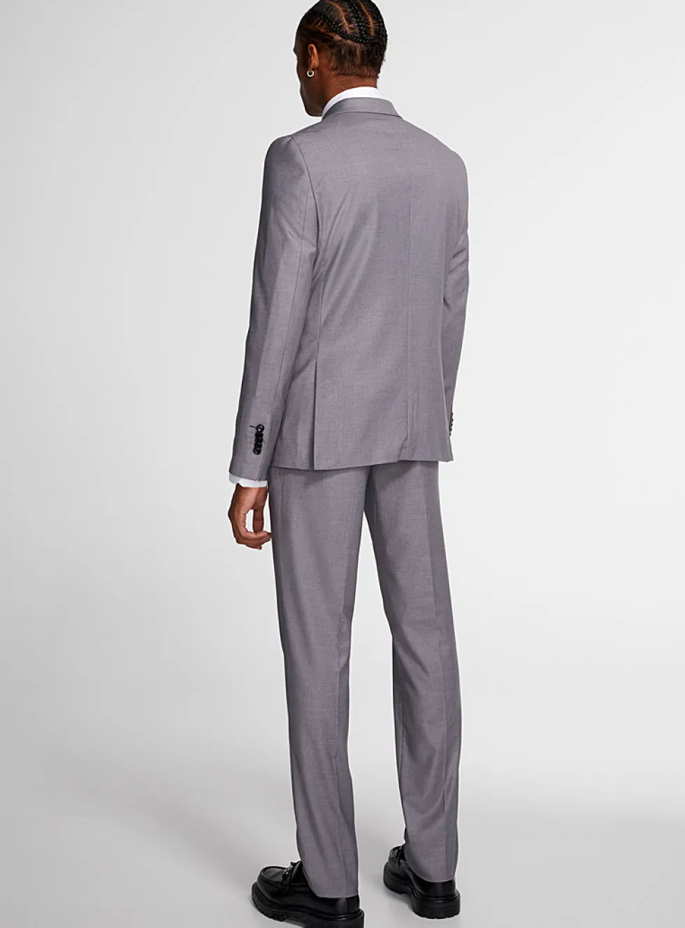 Twill minimalist suit