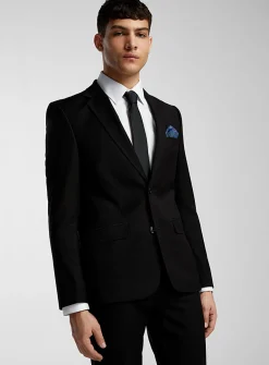 Twill minimalist suit