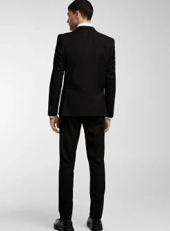 Twill minimalist suit