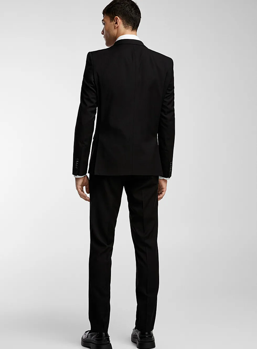 Twill minimalist suit