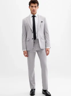 Twill minimalist suit