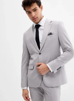 Twill minimalist suit