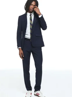 Twill minimalist suit