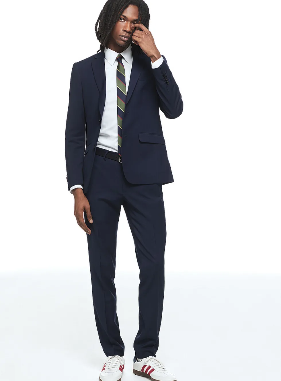 Twill minimalist suit