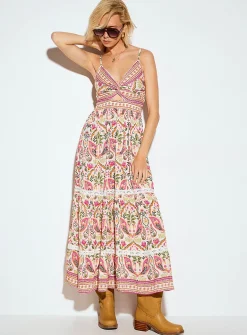 Twist detail maxi dress