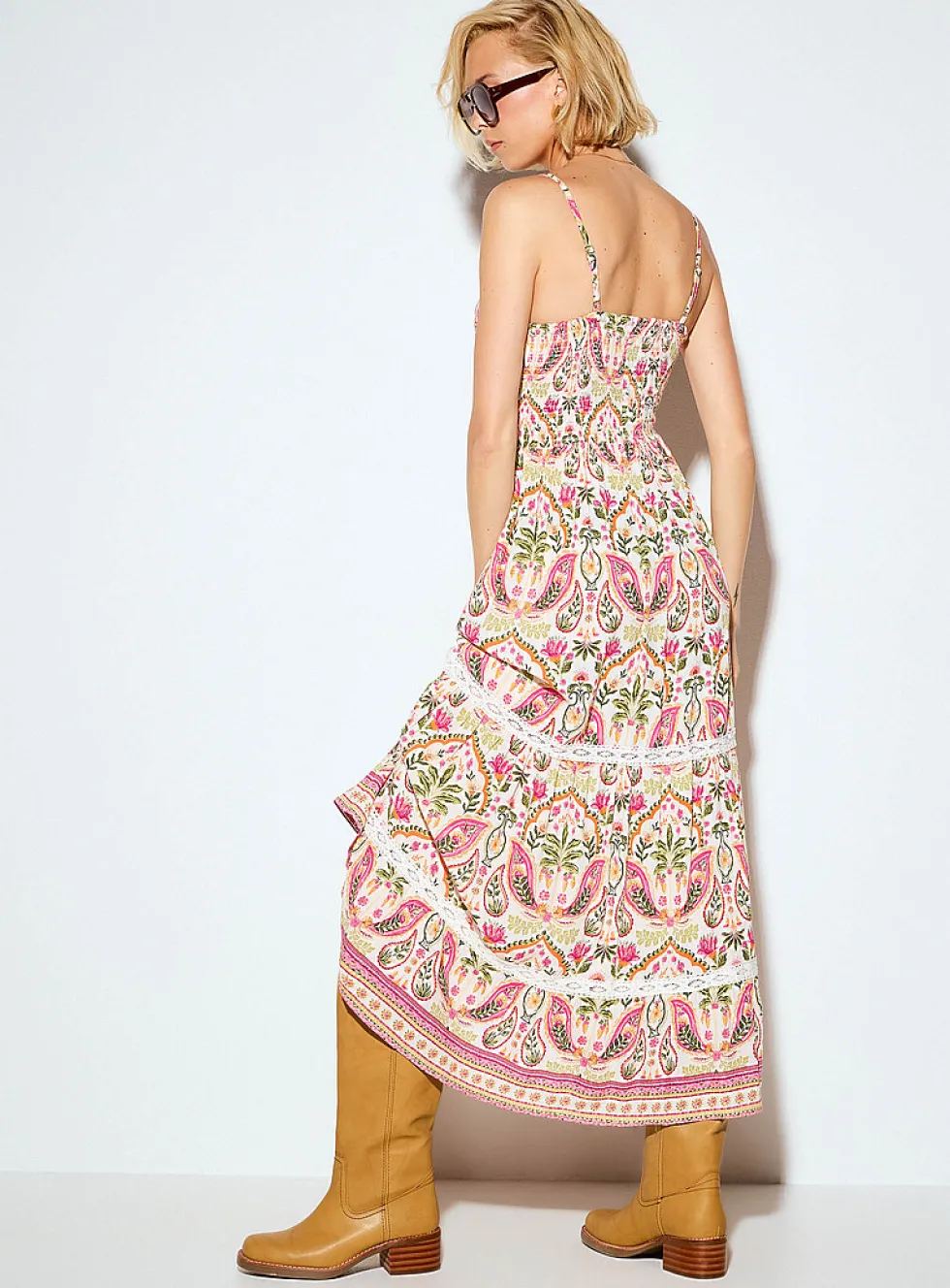 Twist detail maxi dress