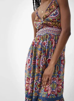 Twist detail maxi dress