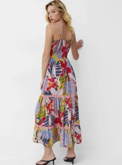 Twist detail maxi dress